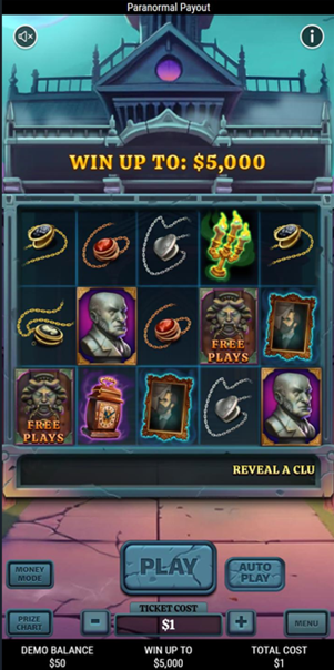 paranormal payout Game Details Page 1