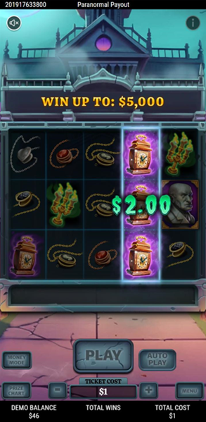 paranormal payout Game Details Page 2